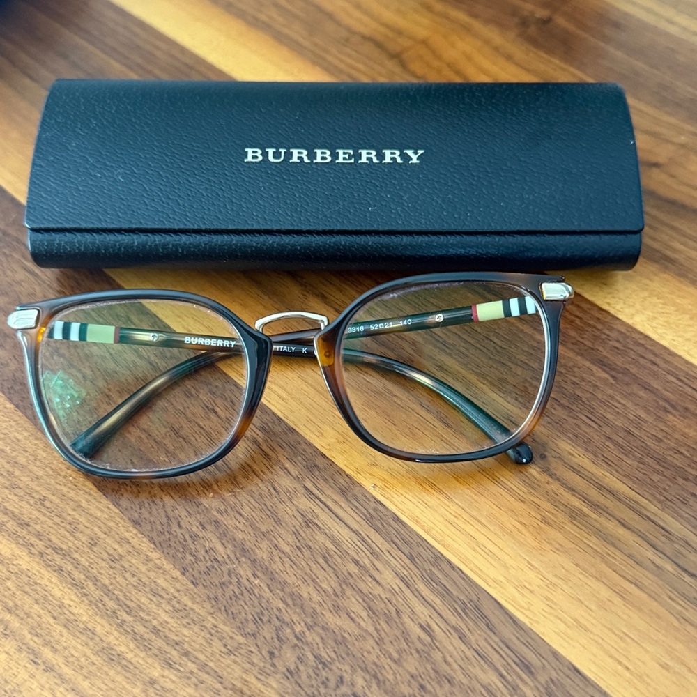 Burberry Brown Eyeglasses with Case